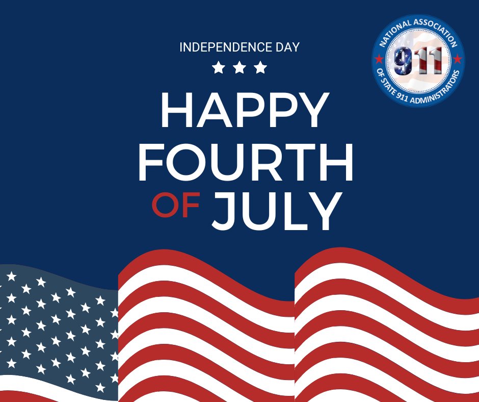 Happy Independence Day! 🎆 While many celebrate, 911 professionals remain vigilant, keeping communities safe. NASNA thanks those on duty today. Your service is vital and appreciated. #WeAreNASNA #911Heroes #PublicSafety #ThankYou911 #IndependenceDay