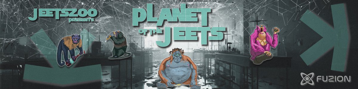 Crypto NFT Trait Dissection
Kaspa Jeets | <a href="/kaspajeets/">JEETS𐤊</a>
Escapees of...Evolution?

JEETSZOO Trait(s) Filter:
ANIMAL (PRIMATE)
STUPIDITY LEVEL (SMART)

This wasn’t a Planet of the Apes uprising.
This was relapse. Four lab-grown primates, not bred for freedom, just got blackout drunk,