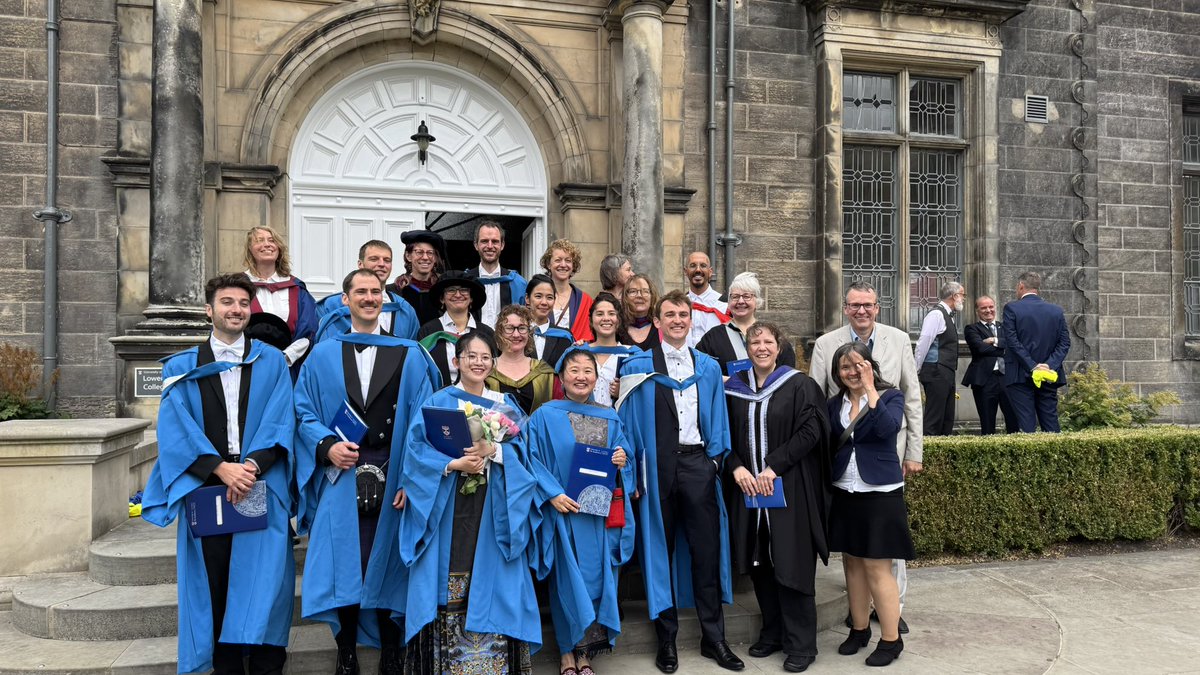 StAndrewsSGSD's tweet image. 🎓 Today we celebrate success! It’s graduation day for our amazing graduates, from Bachelor’s to PhDs. Congratulations to our entire Class of 2025! Here’s our brilliant PhD cohort ready to take on the world. 🌟 #GraduationDay #ProudSchool #ClassOf2025