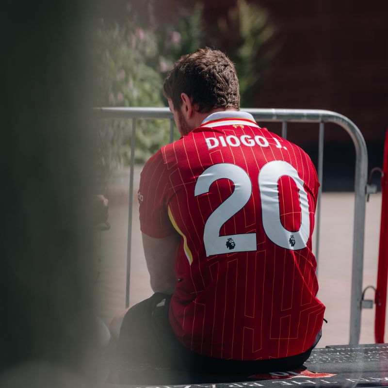 LFC's tweet photo. Tributes have been laid at Anfield following the tragic passing of Diogo Jota and his brother Andre Silva.