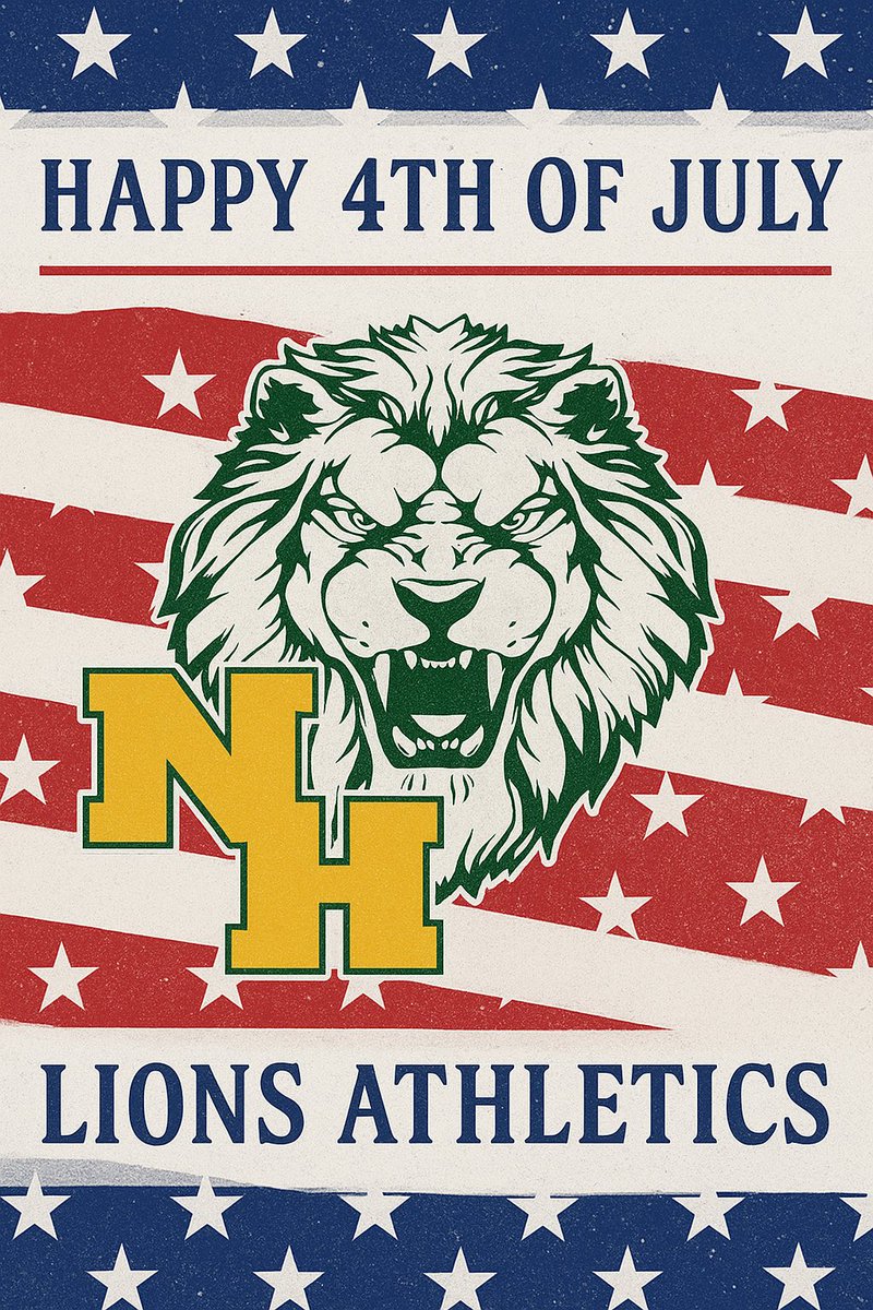 Celebrating freedom, teamwork, and pride today. Happy 4th of July from Lions Athletics! 🦁🇺🇸