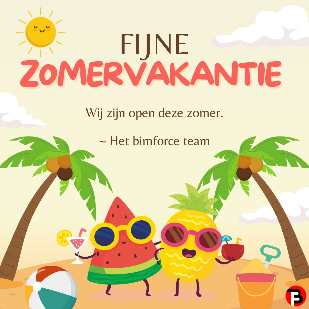 Fijne zomervakantie!
