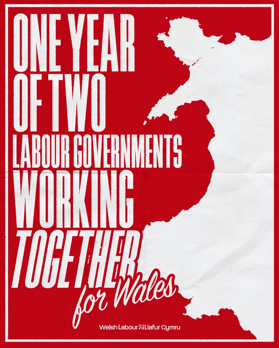 Today marks 1 year since Wales voted for change 🌹