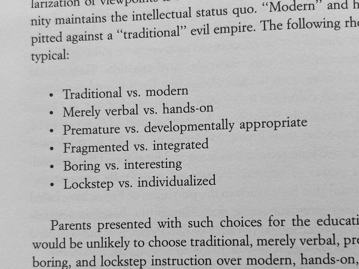 Hirsch’s warning about “premature polarization” in education debates is crucial, especially on this platform. I’ve fallen into the trap myself, oversimplifying “to the point of caricature.” It’s easy to default to a buzzword-driven ideology of teaching with no room for nuance.