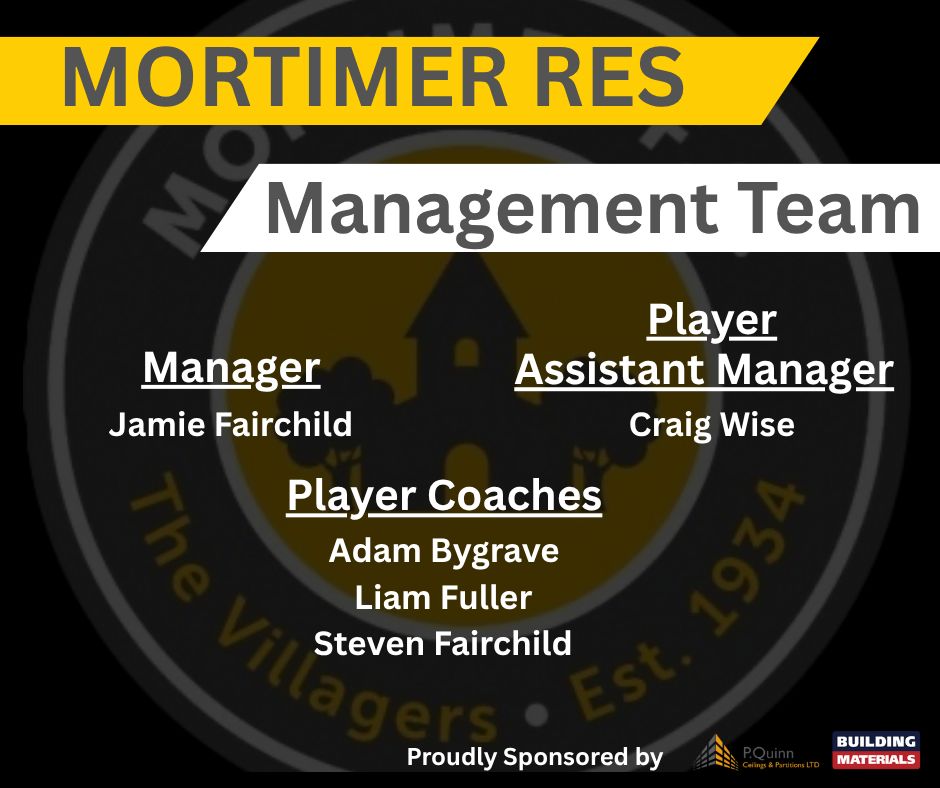 mortimer_res's tweet image. The Management team has been Confirmed for the upcoming season in the @EastBerkshireFL