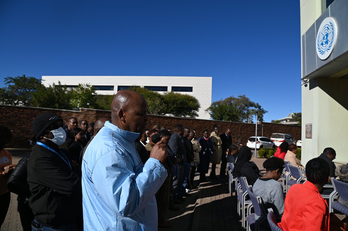 “Delivering as one is the future” – our RC Wenyan Yang in her first townhall meeting with UN Botswana staff reiterated the importance of working better together to accelerate progress on the SDGs and deliver for the people of Botswana.
