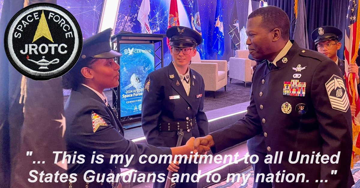 Space Force JROTC (@sfjrotc) on Twitter photo The Cadet Guardian Commitment is the foundation of the ethos for #SFJROTC students. 2nd sentence is: “This is my commitment to all United States Guardians and to my nation.” Citizens of character know responsibilities come with the freedoms we celebrate on 4 July! by <a href="/HQ_AFJROTC/">Air Force Junior ROTC</a> The Cadet Guardian Commitment is the foundation of the ethos for #SFJROTC students. 2nd sentence is: “This is my commitment to all United States Guardians and to my nation.” Citizens of character know responsibilities come with the freedoms we celebrate on 4 July! by <a href="/HQ_AFJROTC/">Air Force Junior ROTC</a>