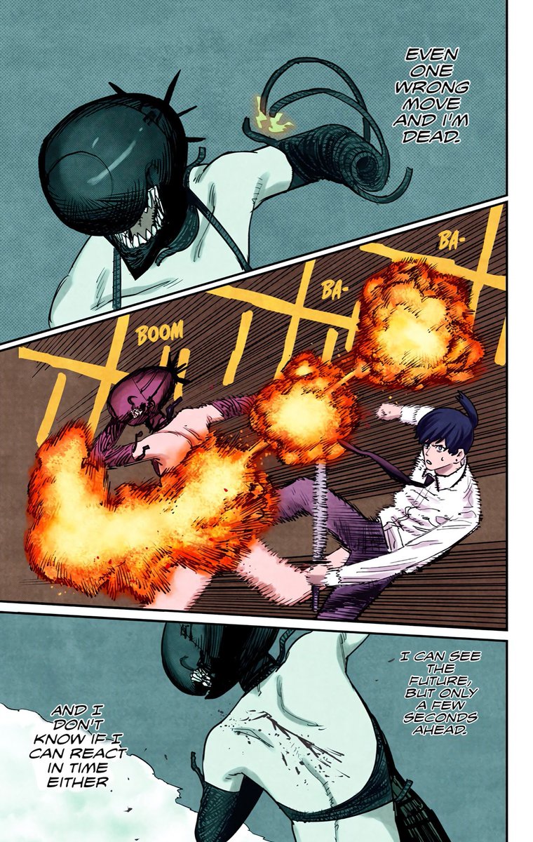 softboyaki's tweet image. aki is a human and still stood his ground in a fight against THE BOMB DEVIL.. this man singlehandedly carried public safety