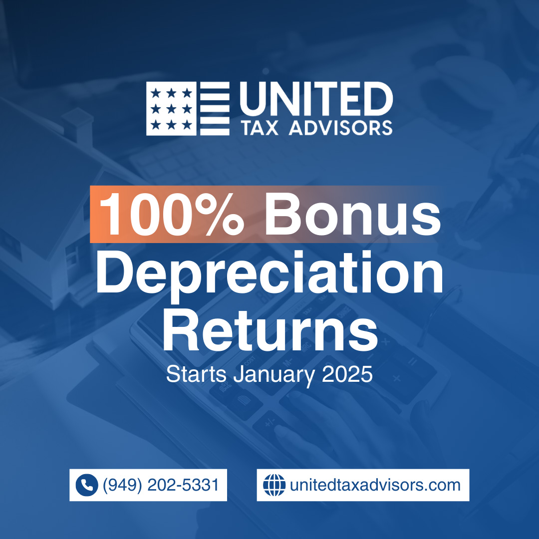 100% bonus depreciation is back! 

Real estate investors can fully deduct the cost of qualified improvements and short-life assets in year one! 

This change brings major opportunities to front-load deductions and put money back in your pocket!