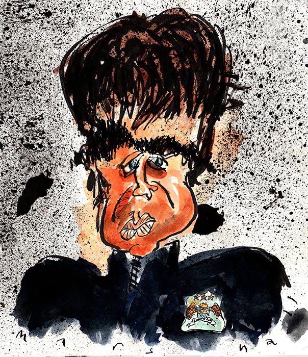 So Oasis are opening their mega tour tonight. I drew this years ago and can't work out which one it's meant to be so you can have it twice to represent the two of them....sorted🤞🙂