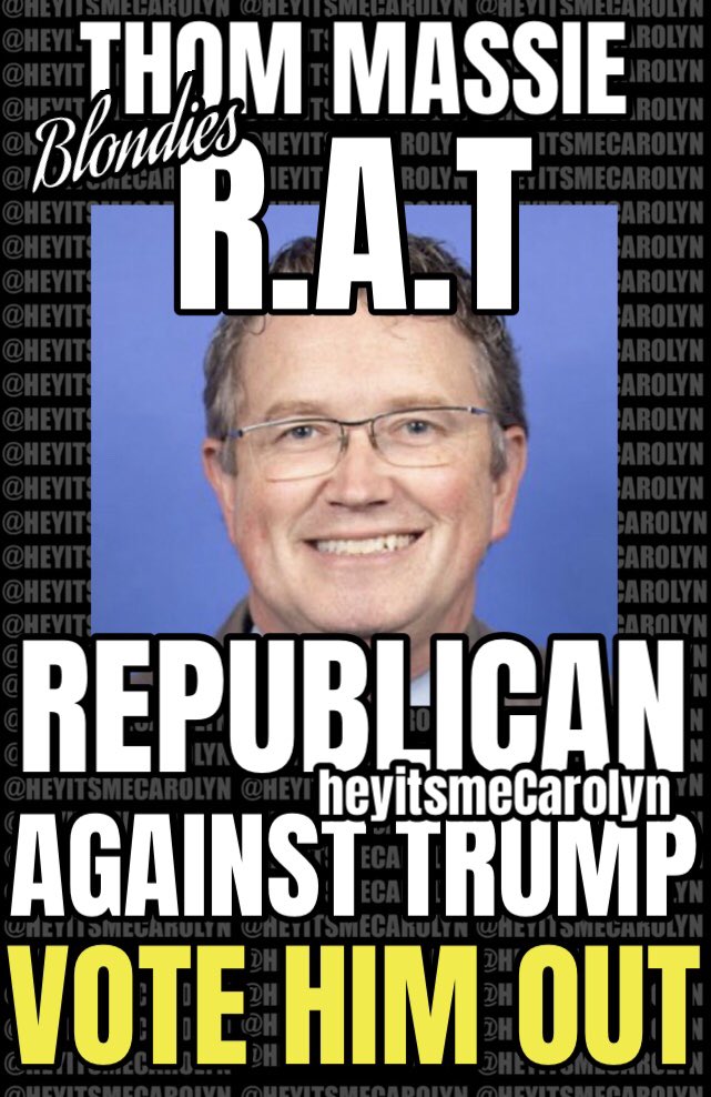 heyitsmeCarolyn's tweet image. Massie needs to go 🤬🤬🤬