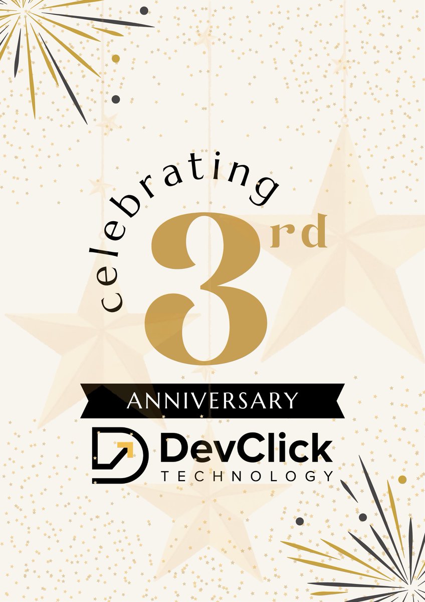Vadoliya Divyesh (@dvadoliya) on Twitter photo Congratulations to ๐งโ๐ป<a href="/DevClick_/">DevClick Technology</a> on reaching this incredible 3-year milestone!
Itโs been an amazing journey filled with growth, learning, and shared success. Iโm truly grateful for the opportunities Iโve had here and the inspiring <a href="/DevClick_/">DevClick Technology</a> I get to work with every day ๐
.๐ Congratulations to ๐งโ๐ป<a href="/DevClick_/">DevClick Technology</a> on reaching this incredible 3-year milestone!
Itโs been an amazing journey filled with growth, learning, and shared success. Iโm truly grateful for the opportunities Iโve had here and the inspiring <a href="/DevClick_/">DevClick Technology</a> I get to work with every day ๐
.๐