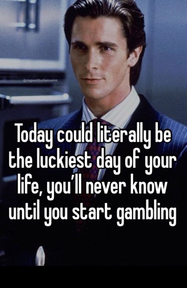 Kinda want to run a degen gambling stream

Not sponsored because I don’t want to be forced to use any specific casino

Just a throwback degen night on livestream with the boys with giveaways to viewers if we win money

What do yall think?