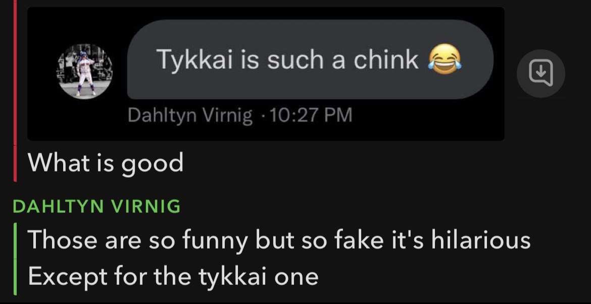here’s <a href="/Frostie_19/">Frostie_19</a> calling tykkai a slur, and he thinks he’s innocent in everything 🤣🤣. 
have fun with the lawsuit on this one <a href="/ostlieje143/">XENA__16</a>