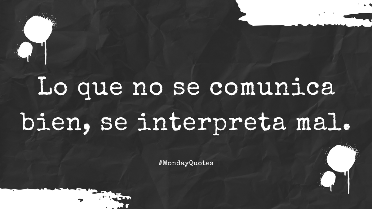 UgeFerradas's tweet image. La claridad es la forma más simple de proteger tu reputación. Porque, en comunicación (como en la vida), lo que se malinterpreta… puede volverse en tu contra.

Lo que no se comunica bien, se interpreta mal.
#MondayQuotes