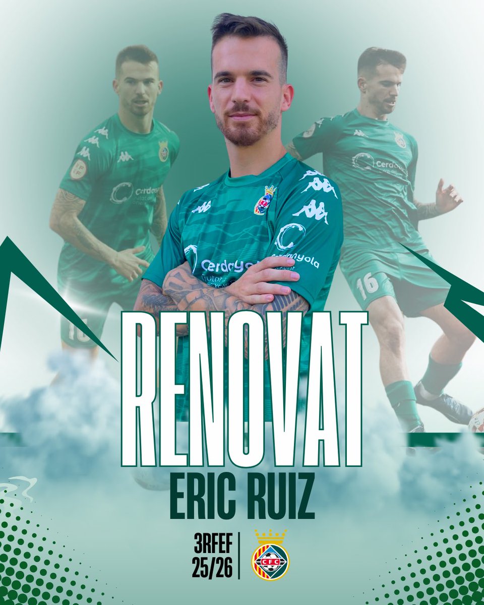👉🏻Un pilar a mig camp, tornarà a vestir la verda Eric Ruiz, recuperat de la lesió que el va allunyar dels terrenys de joc al mes de febrer!
🎙️“Després d’una temporada dura, torno de la lesió amb + força i ganes! Espero gaudir d’un gran any amb tots. Vamos Sarda”

💪🏼 A per totes!