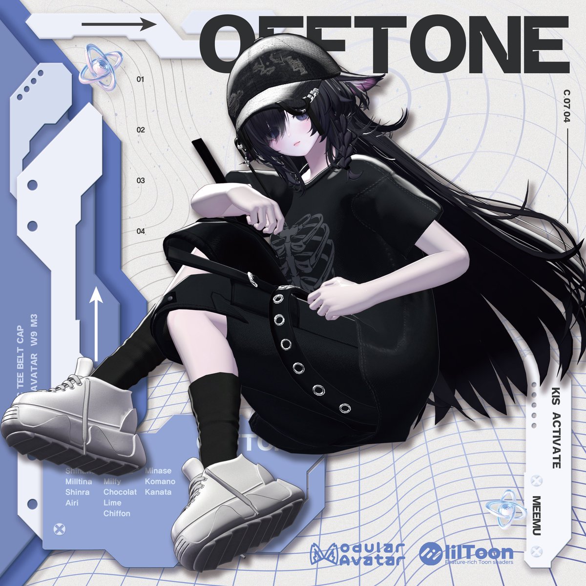 🎁RTキャンペーン🎁
OFFTONE発売しました~💗
基本5名+BOOTHのスキ数100個あたりの抽選人数を1名ずつ増やします！ 
条件:RT + フォロー  
当選 : 07月6日 
07.04~08.04までセール実施！  
ブースのハートを押すと当選確率がup✨
1651.booth.pm/items/7134296#… #booth_pm #meemu_vrc