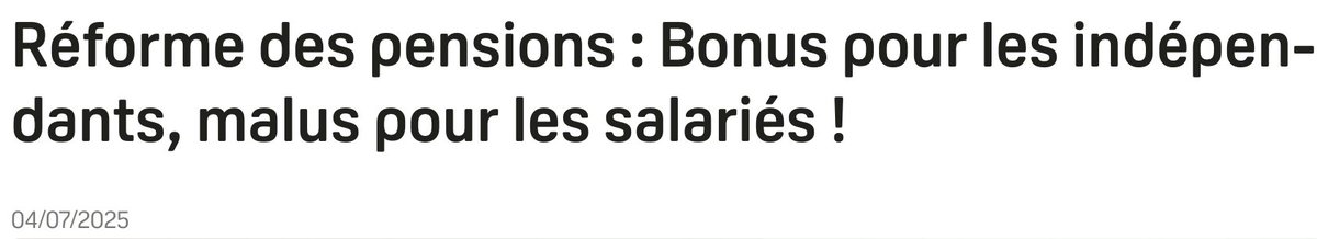 #MalusPensions, #InjusticeSociale et #Arizona. / Dans une nouvelle analyse, le <a href="/syndicatFGTB/">FGTB</a>  relève que la pension anticipée, avec le #malus pension, devient un "produit de luxe" pour les #salariées et les #fonctionnaires et ce tout en préservant les #indépendants. Alors que