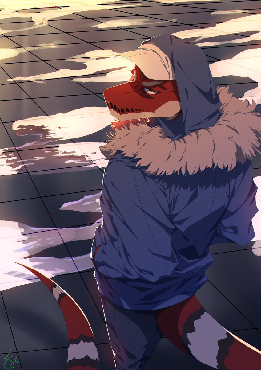 #artfight2025 
0001: F.F. by <a href="/Falopaxy/">Paxy (comms closed)</a> 

(kinda busy this year so prob all going to be quick cellshadings 🐊🫠)