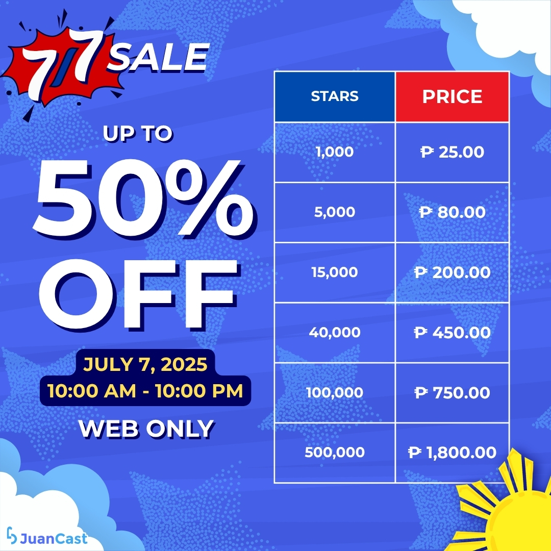 NotJuanCastPH's tweet photo. 7.7 Sale Alert: Enjoy Up to 50% OFF via Web ‼

Mark your calendars 🗓 On July 7, 2025, from 10:00 AM to 10:00 PM, enjoy exclusive web-only deals with discounts of up to 50% off!  😮

Don’t miss ⛔ this 7/7 Sale!

#JuanCast #EveryJuansChoice #77SALE https://t.co/u43JdihcmL