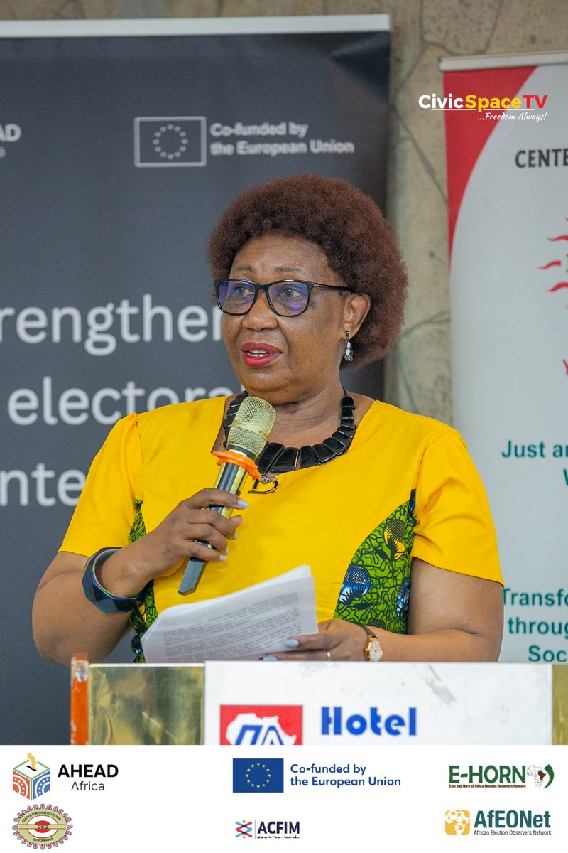 GAD ROGERS 🇺🇬🌍 (@gad_rogers) on Twitter photo We need proactive prevention of violence, transparent processes from the Electoral Commission, fair conduct by security forces, truthful media coverage, and adequate government funding for voter education.
- Mariam Wangadya <a href="/UHRC_UGANDA/">Uganda Human Rights Commission (UHRC)</a>
#AHEADAfrica #EyesOnElections We need proactive prevention of violence, transparent processes from the Electoral Commission, fair conduct by security forces, truthful media coverage, and adequate government funding for voter education.
- Mariam Wangadya <a href="/UHRC_UGANDA/">Uganda Human Rights Commission (UHRC)</a>
#AHEADAfrica #EyesOnElections