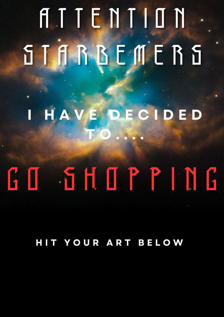 Mad Dragon (@leebrande) on Twitter photo 🤑STARBEAMERS🤑
<a href="/StarbeamOne/">starbeam.one</a>
💥SHOPPING SPREE TIME💥
🤑Like and Repost
🤑 Hit your ART below
🤑Tag STARBEAMERS
Saturday at 16:00 I will go shop...flood this post with your art links and Sales Profiles... 🤑STARBEAMERS🤑
<a href="/StarbeamOne/">starbeam.one</a>
💥SHOPPING SPREE TIME💥
🤑Like and Repost
🤑 Hit your ART below
🤑Tag STARBEAMERS
Saturday at 16:00 I will go shop...flood this post with your art links and Sales Profiles...