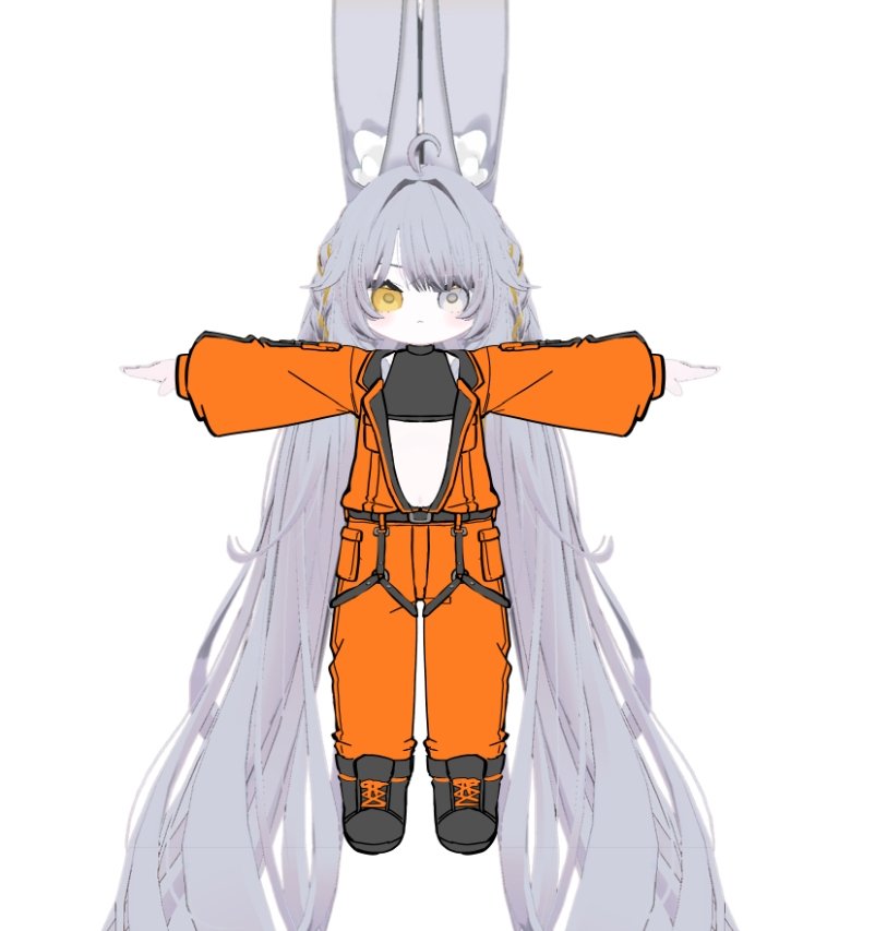 おへそチラな気崩しつなぎ！

・対応希望：キプフェル(まめふれんず)、みみのこ、ネメシス、エモ研素体
　(いずれか)

🐈‍⬛製作してくださる方、募集中です！
　コラボ(デザイン提供)タグ
　→#つくってねくらデザ