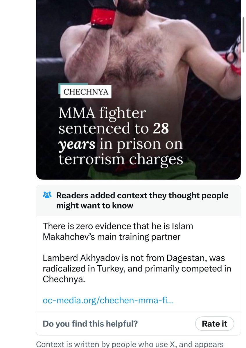 kinghares2's tweet photo. @CasualMMAinc Calls himself a mma page but spreads fake news without verifying it. You need your 20k followers taken from you https://t.co/NyEEMhtFQk