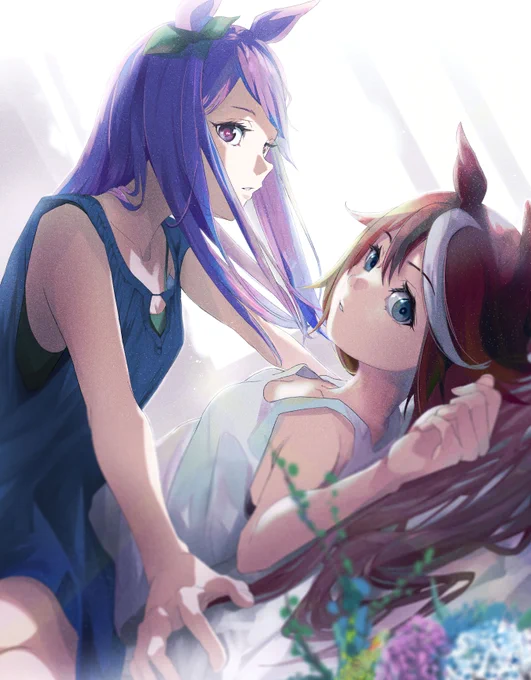 The Uma Musume that I painted a few years ago. Glad to see it's getting exciting again. #umamusume