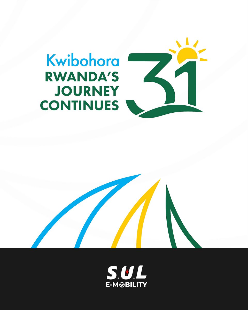 sulmobility_rw's tweet photo. As Rwanda celebrates 31 years of liberation, S.U.L E-Mobility stands for a future where freedom includes clean, electric mobility for all.
#Kwibohora31 #SULEMobility #GreenRwanda #FreedomToMove https://t.co/M1pbRdSwlh