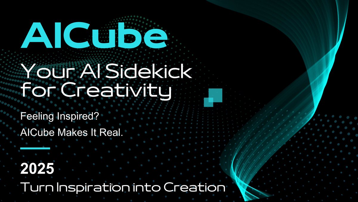 aicube_ai's tweet photo. 🎧 Feeling inspired?

AICube is here to help you shape that spark.
Your AI sidekick for music, visuals, and beyond.

#AICube #InspirationToCreation https://t.co/TrNb3BtcX8