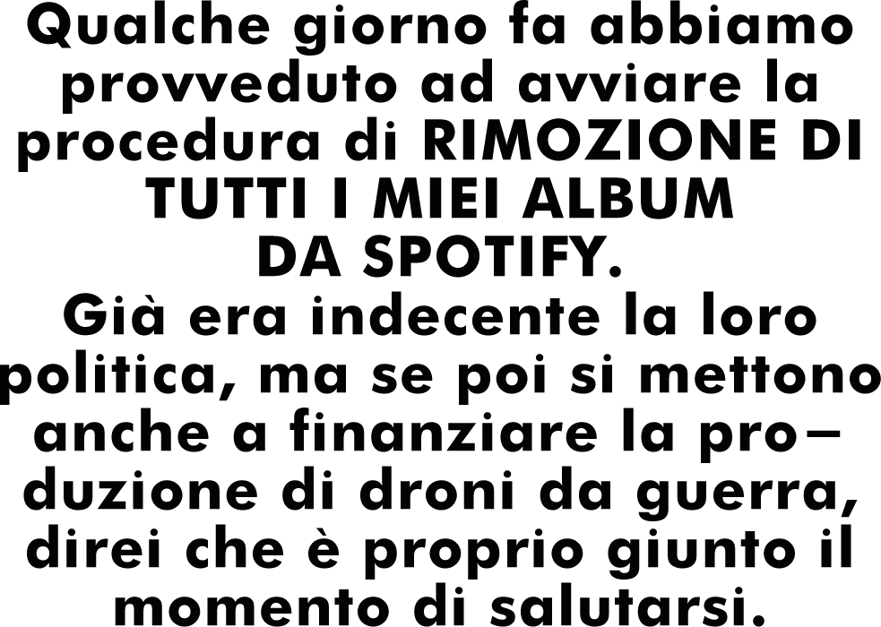 myo_edizioni's tweet image. Abbiamo avviato la procedura di rimozione di tutte le nostre pubblicazioni da Spotify. Questo il messaggio di @MassimoClaus a questo riguardo. 
#Spotify #BoycottSpotify #music #musica #buddhismo #nmrk