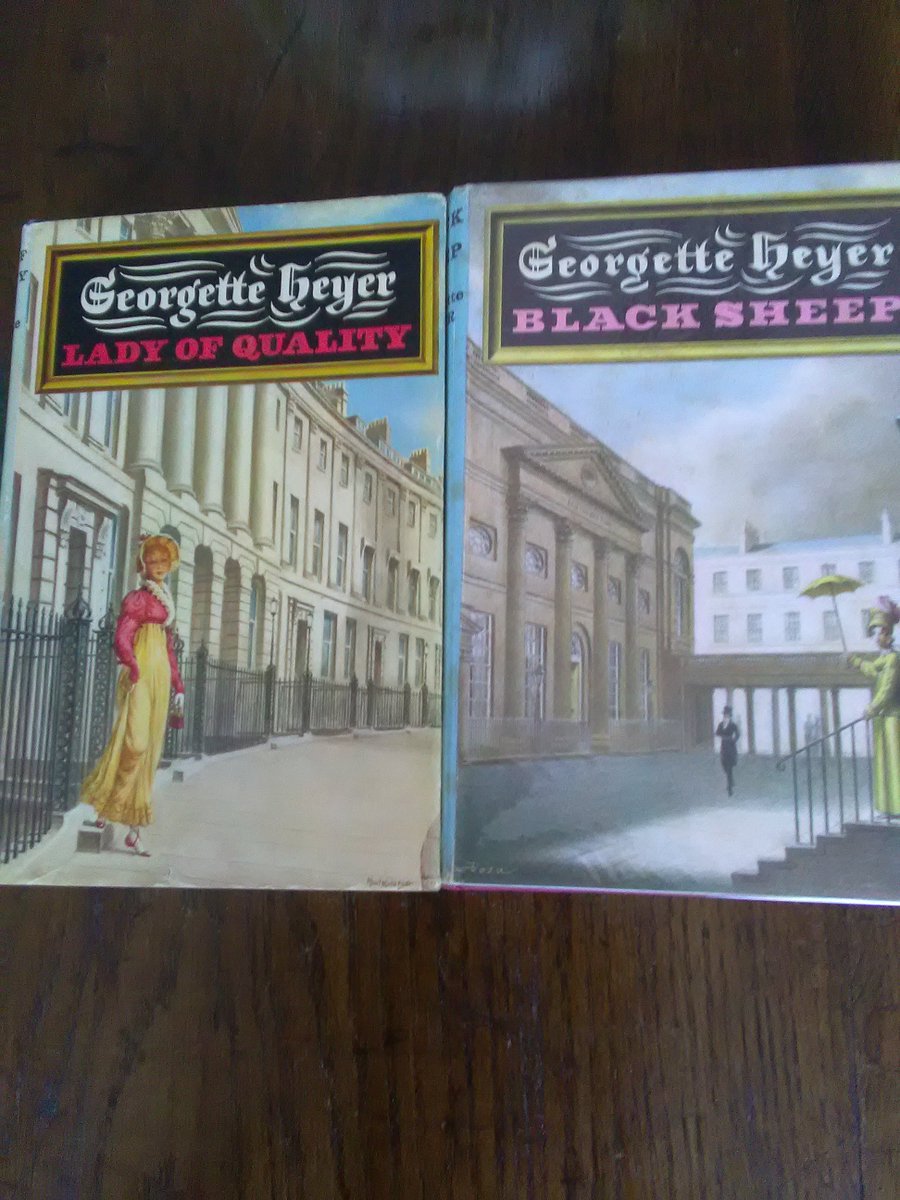 Booksmiscellany's tweet photo. #GeorgetteHeyer
Georgette Heyer: Died on this day in 1974. She invented the Regency romantic novel genre but was so much more than a 'romantic' novelist. Impeccable historical research, witty dialogue and wonderful characters. Heyer's image: National Portrait Gallery card. https://t.co/fhBRf2kkFH