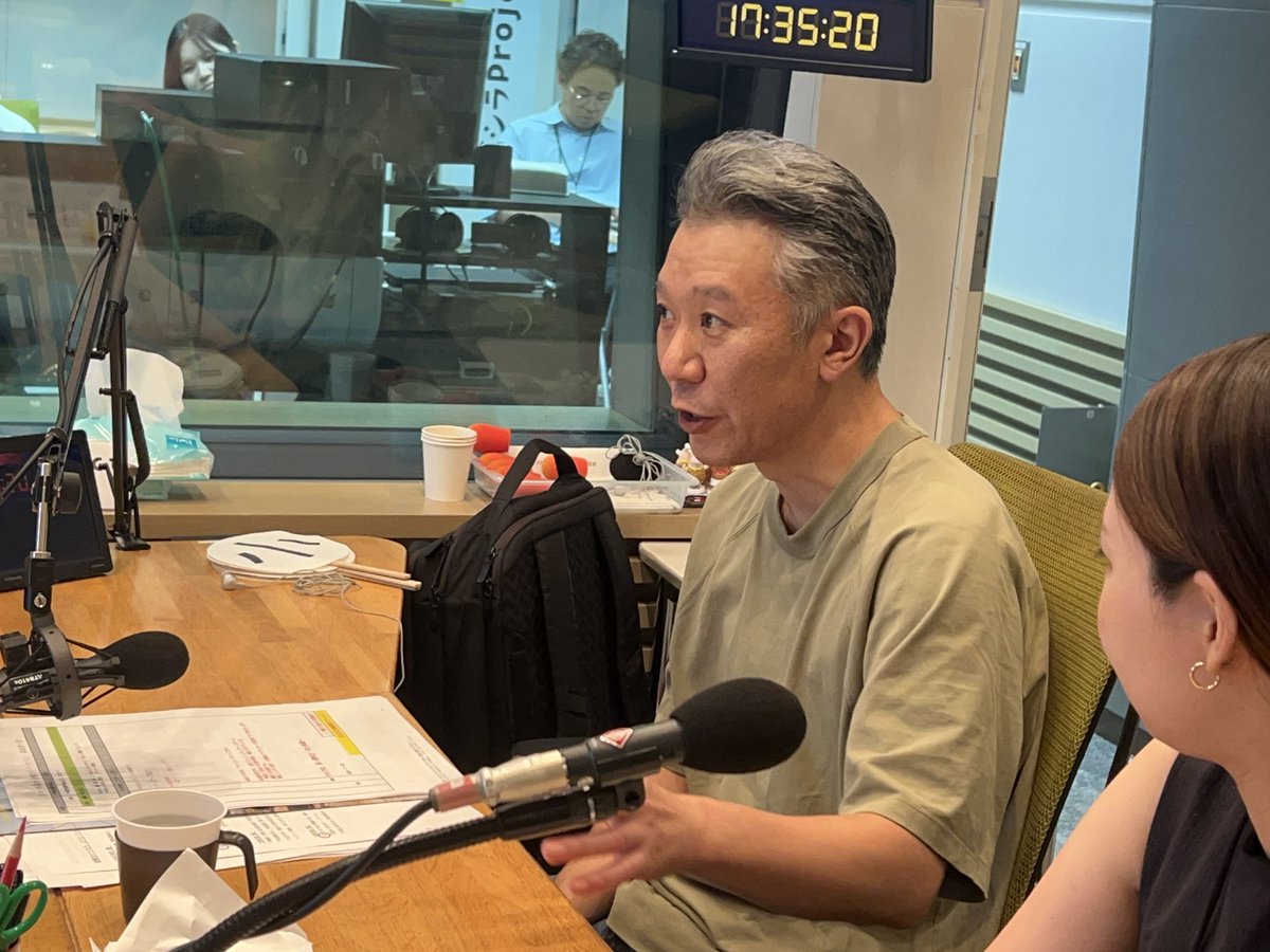 今週もありがとうございました👨🏻 #ABCラジオ #金パパ #モンスター