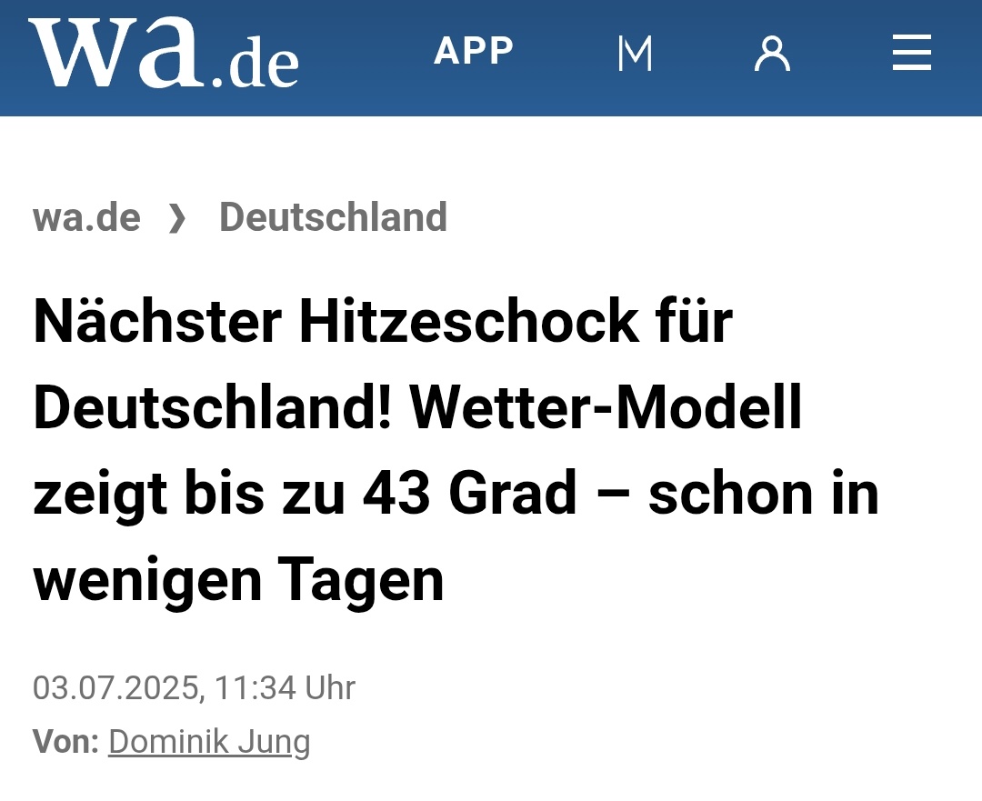 Auch das noch.
