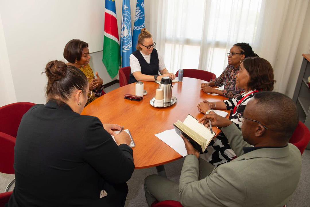 WFP Namibia (@wfpnamibia) on Twitter photo Rania Dagash-Kamara, <a href="/WFP/">World Food Programme</a> Assistant ED for Partnerships and Innovation met with the Minister of <a href="/MAWLR_Nam/">MAWLR NAMIBIA</a> Hon. Inge Zaamwani to explore opportunities for strengthened collaboration.
The discussions focused on advancing innovative partnerships to address food security. Rania Dagash-Kamara, <a href="/WFP/">World Food Programme</a> Assistant ED for Partnerships and Innovation met with the Minister of <a href="/MAWLR_Nam/">MAWLR NAMIBIA</a> Hon. Inge Zaamwani to explore opportunities for strengthened collaboration.
The discussions focused on advancing innovative partnerships to address food security.