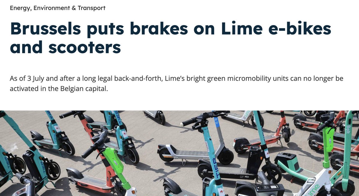 what a sad day for free consumer choice and  competition (and maybe my commute) in the European capital