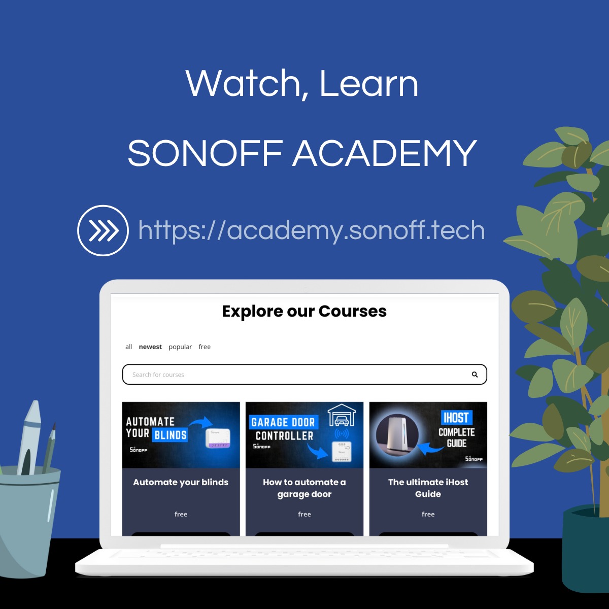 sonoff_global's tweet image. 🚀 Want to master smart home setup? Join SONOFF Academy now!
📚 Watch free courses anytime
💬 Join the community, share and learn
🔗 Start your smart home journey here → academy.sonoff.tech
Smart living made simple! ✨
#SmartHome #HomeAutomation #IoT #LearnOnline…