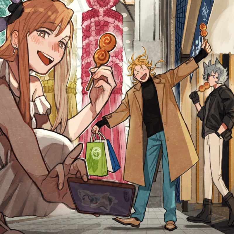 仙台満喫の十天衆さん！（再掲）（ひょうたん揚げ美味しいよ）
グラフェス楽しみだ～～～～っ