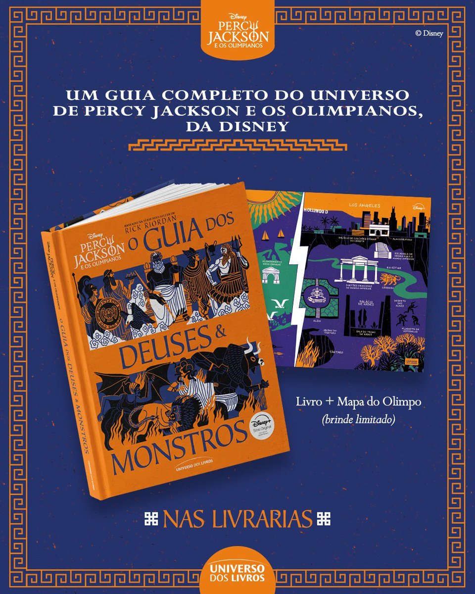 oraculosemideus's tweet image. O livro "O Guia dos Deuses & Monstros", derivado da série de Percy Jackson, já está DISPONÍVEL! ✅
Com:
- Capa dura
- Ilustrações
- Brinde (pôster)
➡️🛒 amzn.to/3IdnUH0
➡️🛒
➡️🛒