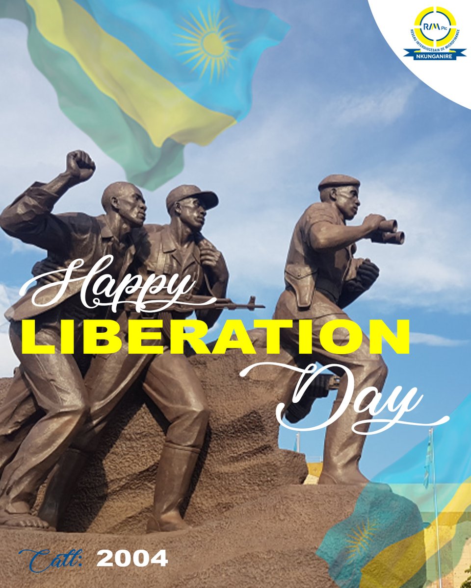 #RIMPlc celebrates #Kwibohora31. 31 years since Rwanda’s liberation.  We honor the heroes who made it possible and reaffirm our commitment to unity, growth, and a better future for all.  #LiberationDay #Rwanda #RIMPlc #kwibohora31