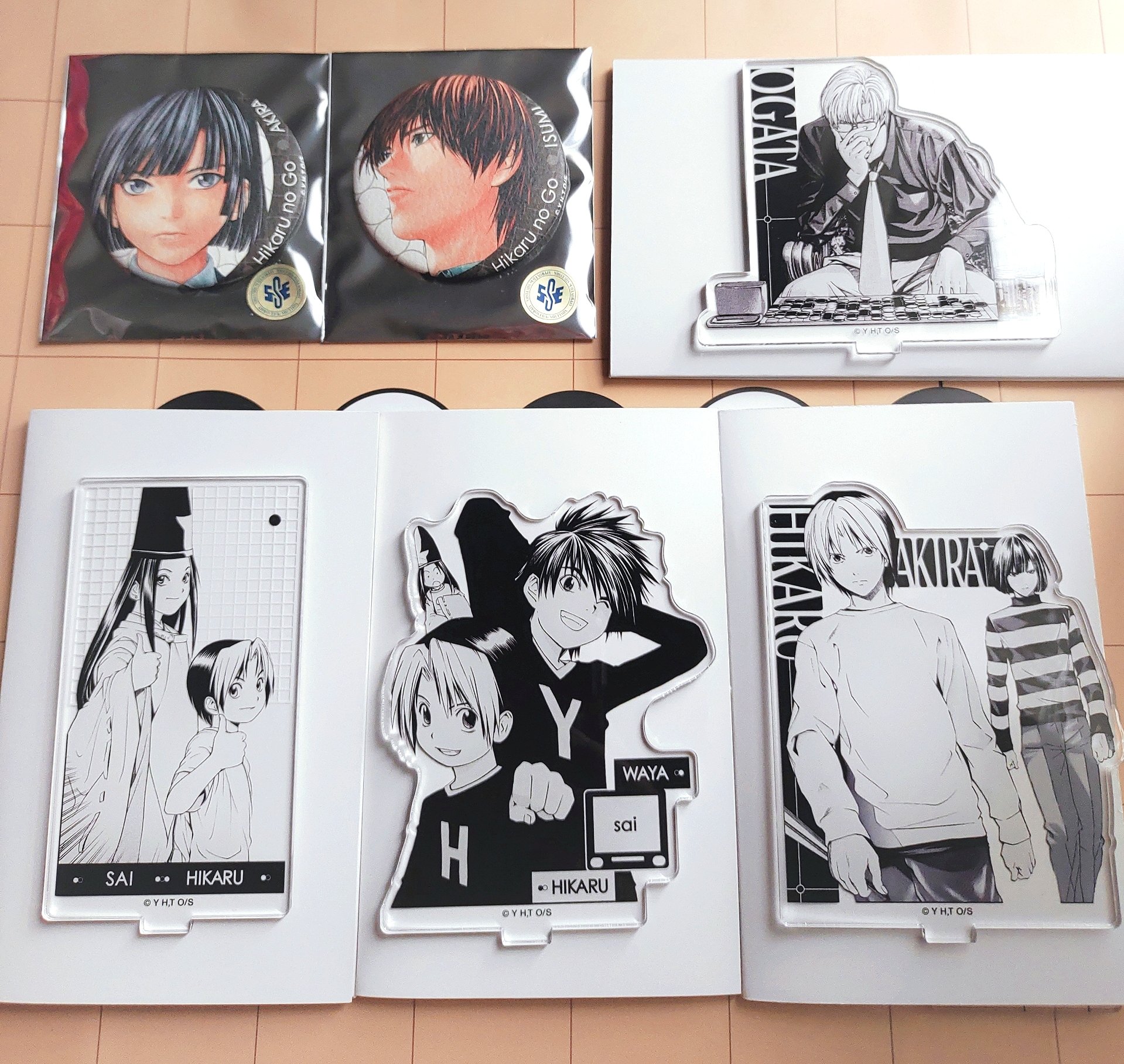 ヒカルの碁 原画展 くじ C賞 アクリルスタンド　緒方 ヒカルの碁 原画展 くじ C賞 アクリルスタンド 緒方 - メルカリ