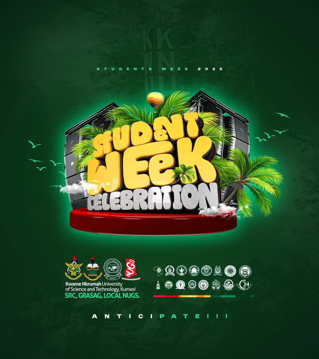 Knust360vibes's tweet image. STUDENT WEEK CELEBRATION 25

All set 
Are You  Ready 🔥🎉
14th-20th July 
Can’t wait anymore ‼️🔥
#knust360vibes #studentweek