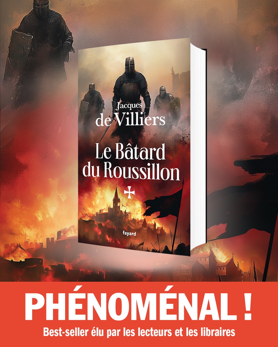 📖 « Le Bâtard du Roussillon » de Jacques de Villiers, best-seller élu par les lecteurs et les libraires !

L’ultime croisade, tout commence en 1285…
Dans ce grand roman historique, Jacques de Villiers exhume une période méconnue de l’histoire de France à travers un récit peuplé