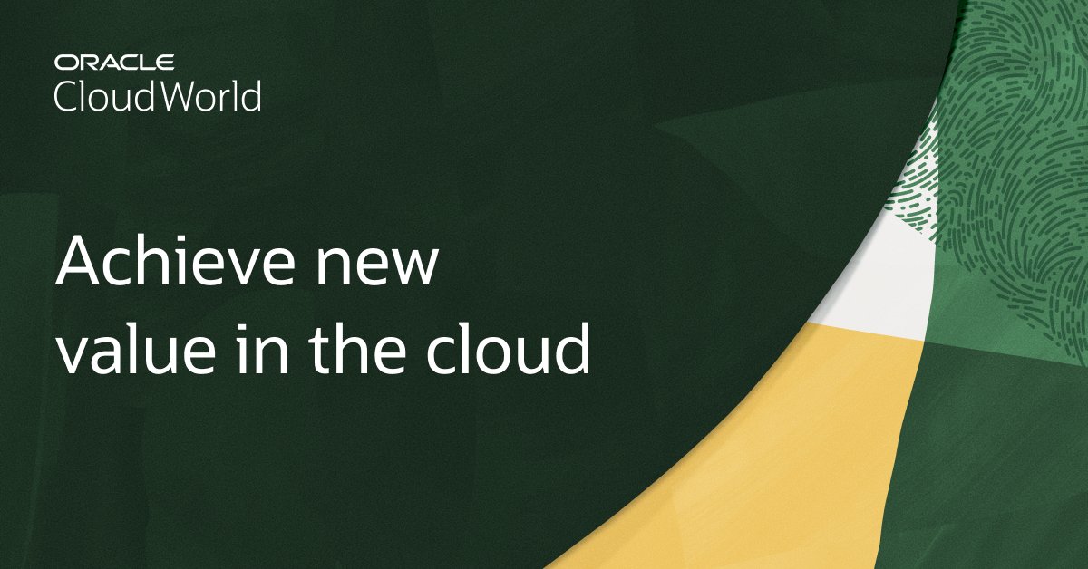 Join <a href="/Oracle/">Oracle</a> at #CloudWorld October 13-16 to learn how OCI can help your organization power a range of AI initiatives, from agent development to building AI-enabled applications. Register today: social.ora.cl/60154mtzF