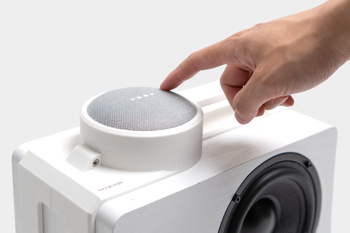 scottyujan's tweet image. the Google Smart Boombox from the latest video youtu.be/P3XCPywlXBI