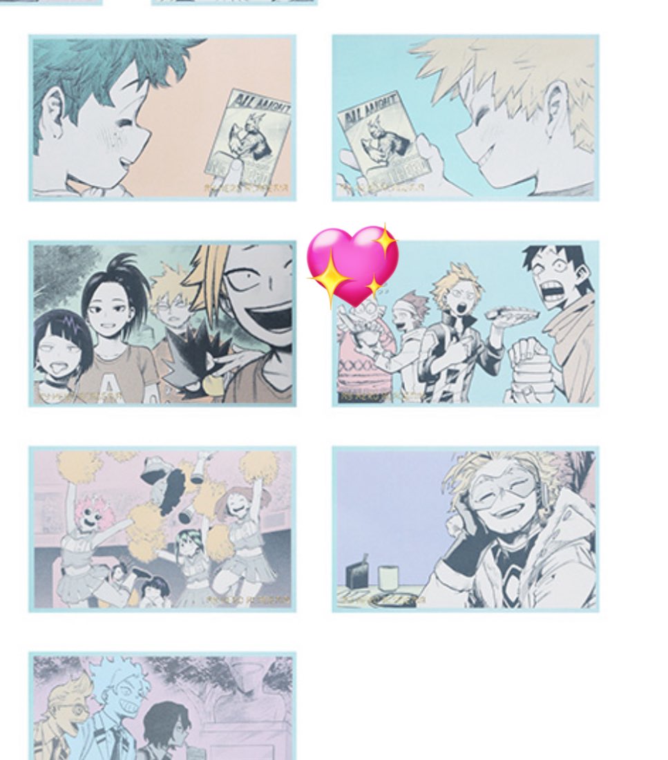 fuu_07am's tweet photo. <交換>ヒロアカ 僕のヒーローアカデミア 原画展 メモリアルコレクション 

譲:画像1 
求:💖のもの

🧡は無印も併せて引き取っていただける方優先です。
検索からでもお気軽にお声掛けください。 https://t.co/pQkxqGYgvv
