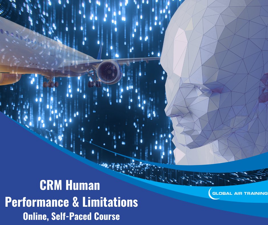 Sharpen your CRM training skills this July with our online, self-paced Human Performance &amp; Limitations (HPL) course!

✅ EASA-compliant
✅ Ideal for CRM trainers
✅ Study anytime, anywhere

👉 Enrol now: globalairtraining.com

#HPL #CRMTraining #Aviation #OnlineLearning #CRMT