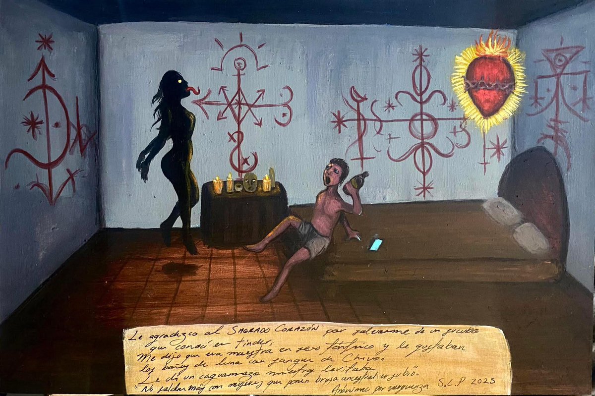 Le agradezco al Sagrado corazón por salvarme de un súcubo que conocí en Tinder.
Me dijo que era maestra en sexo tántrico y le gustaban los baños de luna llena con sangre de chivo.
Le dí un caguamazo mientras levitaba.