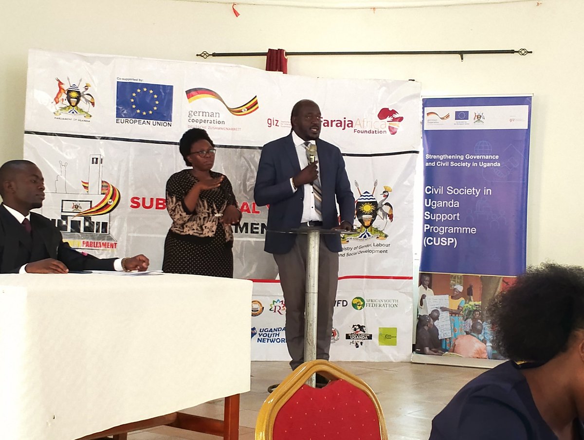 visionactors2's tweet image. Rt Hon. Speaker for Fortportal City having the opening remarks at the Rwenzori Regional Parliament. Hello encouraged young people to advocate for their rights and acknowledged the fact that these parliaments shape the quality of debate.